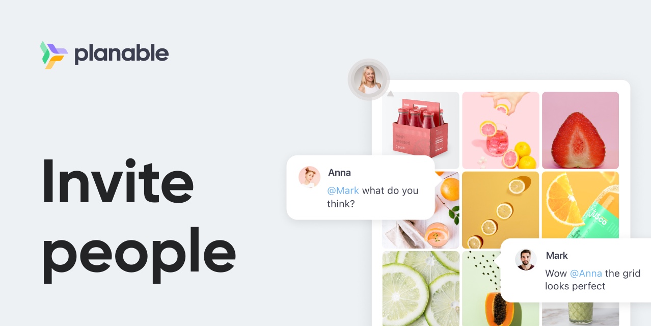 A video tile that reads Invite people.